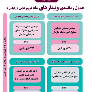 برگزاری وبینار رایگان دوره‌های کوتاه مدت کاربردی