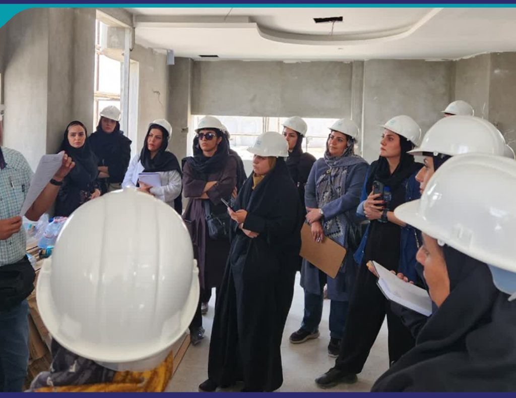 بازدید مهندسان جدید الورود معماری از کارگاه های ساختمانی