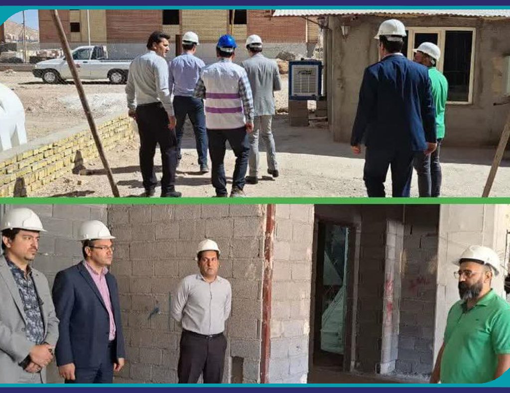 بررسی موارد ایمنی کارگاه ساختمانی در سطح شهر تفت