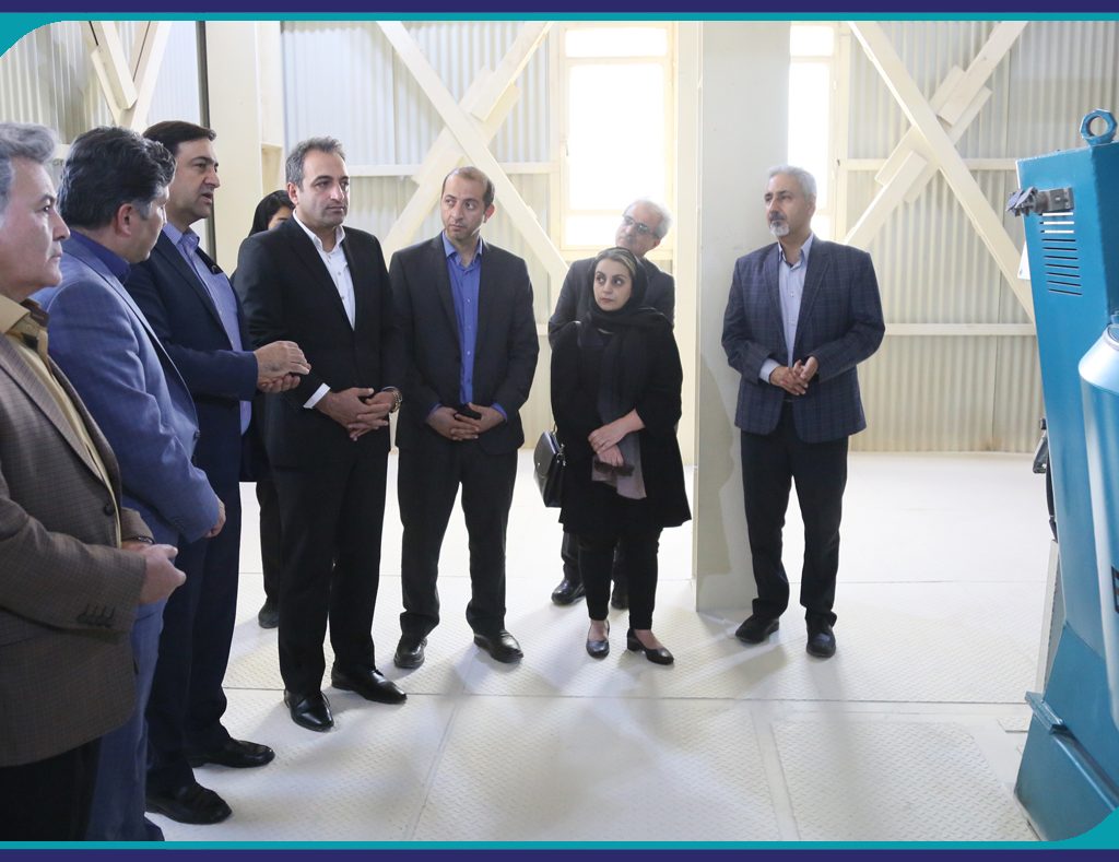 بازدید رئیس سازمان نظام مهندسی ساختمان استان از کارخانه های چسب آژند و بلوک‌های اتوکلاوی ایلیا نوین سازه