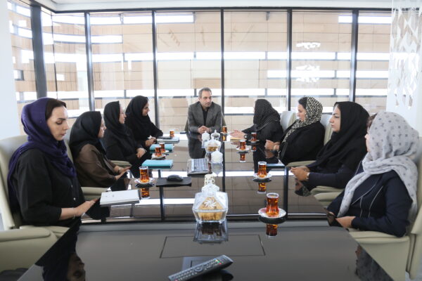 دیدار اعضای کارگروه بانوان با رئیس سازمان